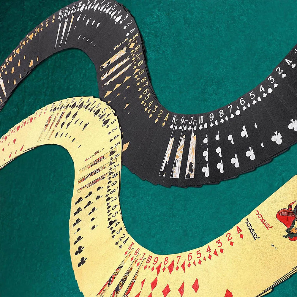 Cartes Poker Dorées