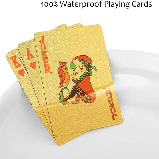 Cartes Poker Dorées